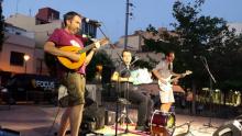 Ball de Sant Roc amb Ameba i Treure Ball a la Plaça del Progrés de Terrassa