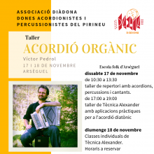 Taller d'acordió orgànic a Arséguel