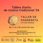 Tallers d'estiu de Vilafranca 2024 - Pandereta